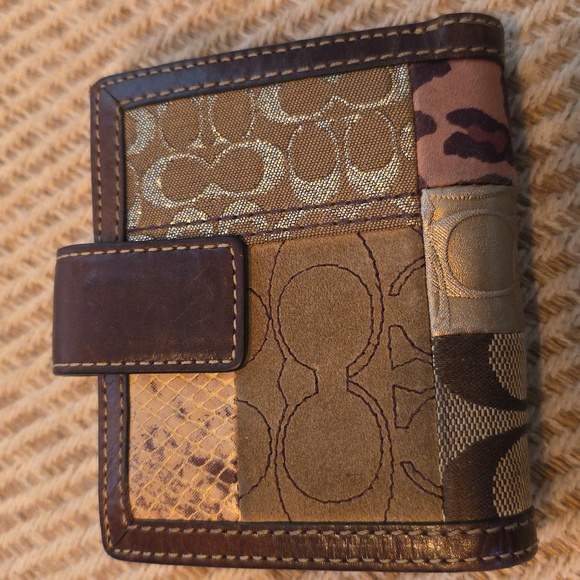 Coach Multicolor Patchwork Wallet - Picture 2 of 8